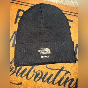 SKIMS X Northface black winter beanie
